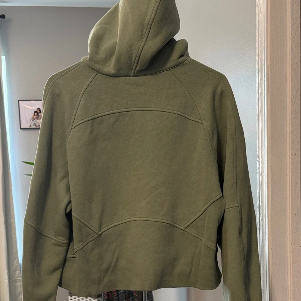 lululemon Scuba full zip up hoodie palm court/gold - Picture 7 of 7